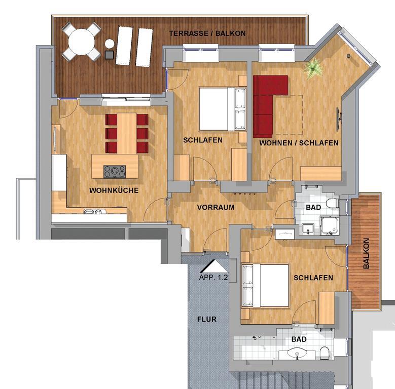 Appartements Schwaighofer Kossen Phòng bức ảnh
